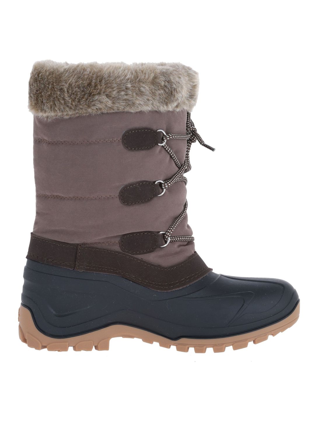 CMP, Nietos botas de nieve mujeres Espresso marrón, negro 