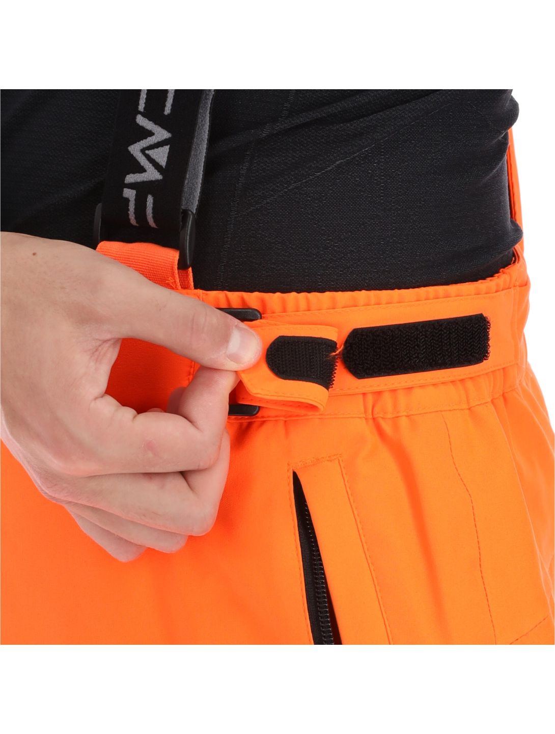 Pantalon de ski online orange fluo