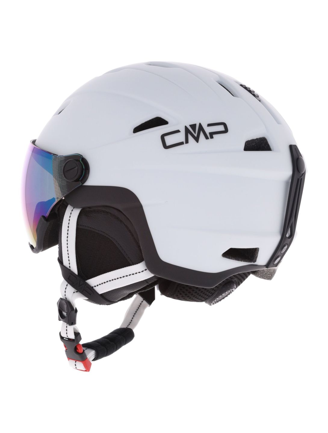 CMP, WA-2 casco con visera unisex White / Black blanco, negro 