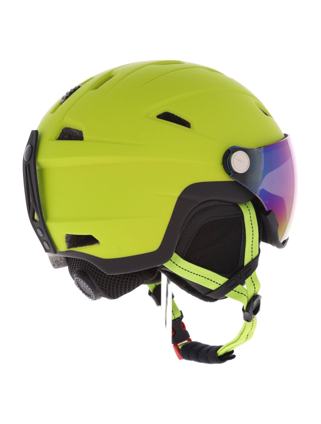 CMP, WJ-2 casco con visera niños Apple verde 