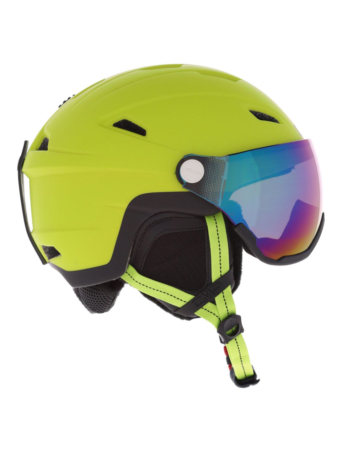 CMP, WJ-2 casco con visera niños Apple verde 