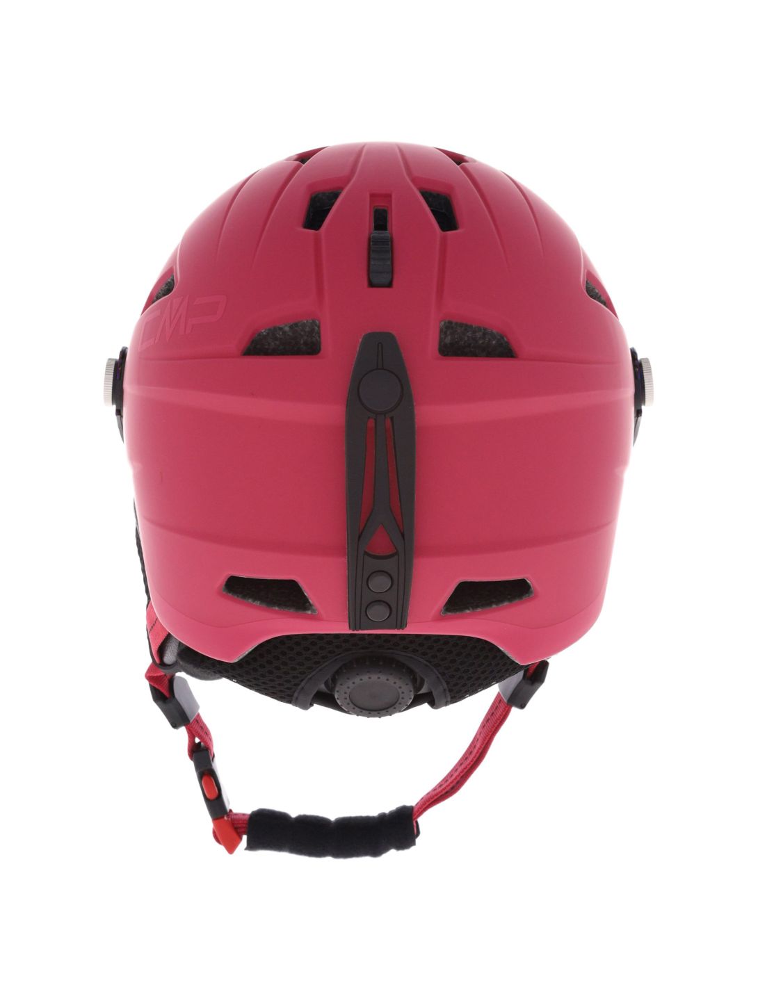 CMP, WJ-2 casco con visera niños Strawberry rojo 