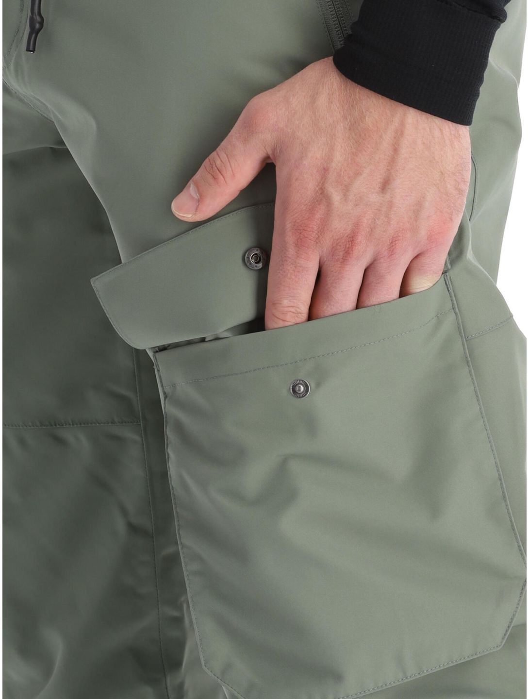 ColourWear, Flight pantalones de esquí BIB model hombres Grey Green negro, verde 