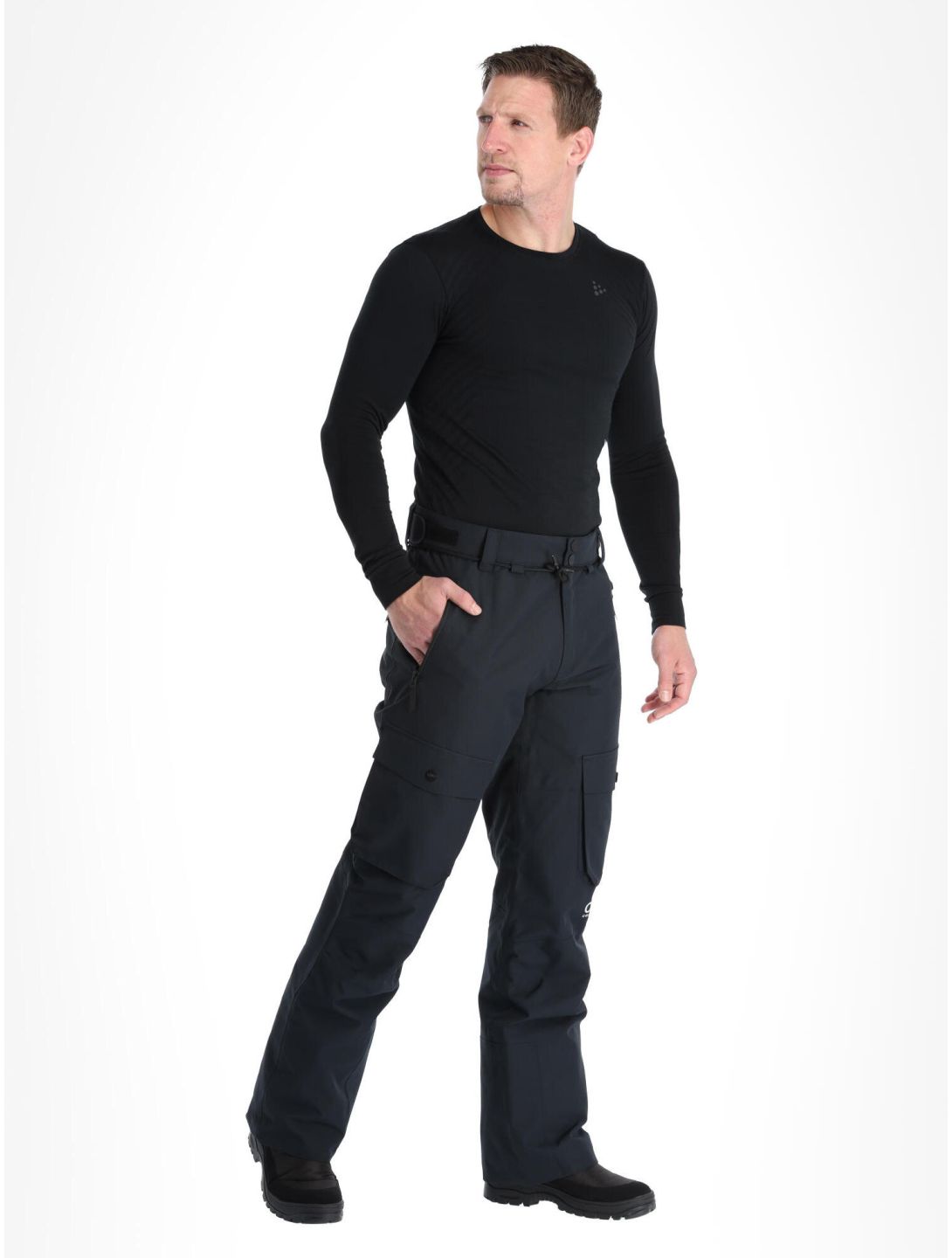 ColourWear, Flight pantalones de esquí BIB model hombres Black negro 