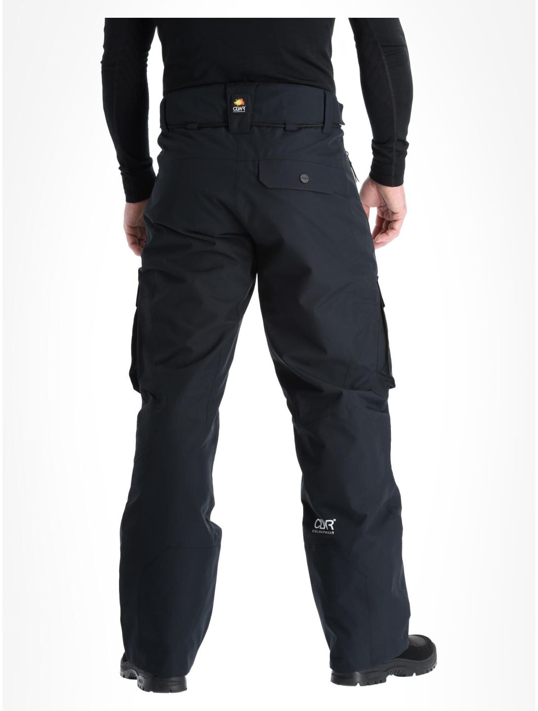 ColourWear, Flight pantalones de esquí BIB model hombres Black negro 