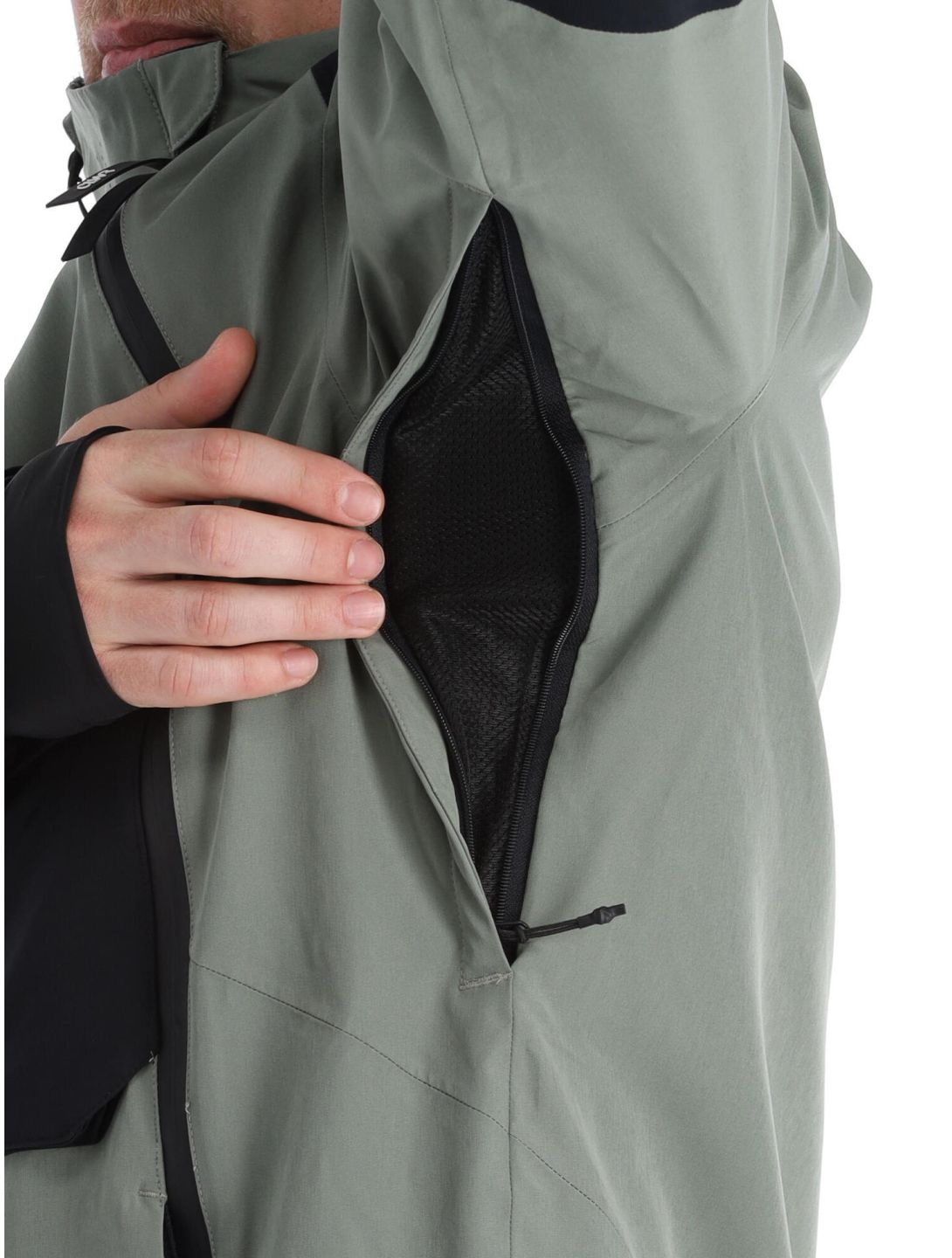 ColourWear, Foil chaqueta de esquí hombres Grey Green verde 