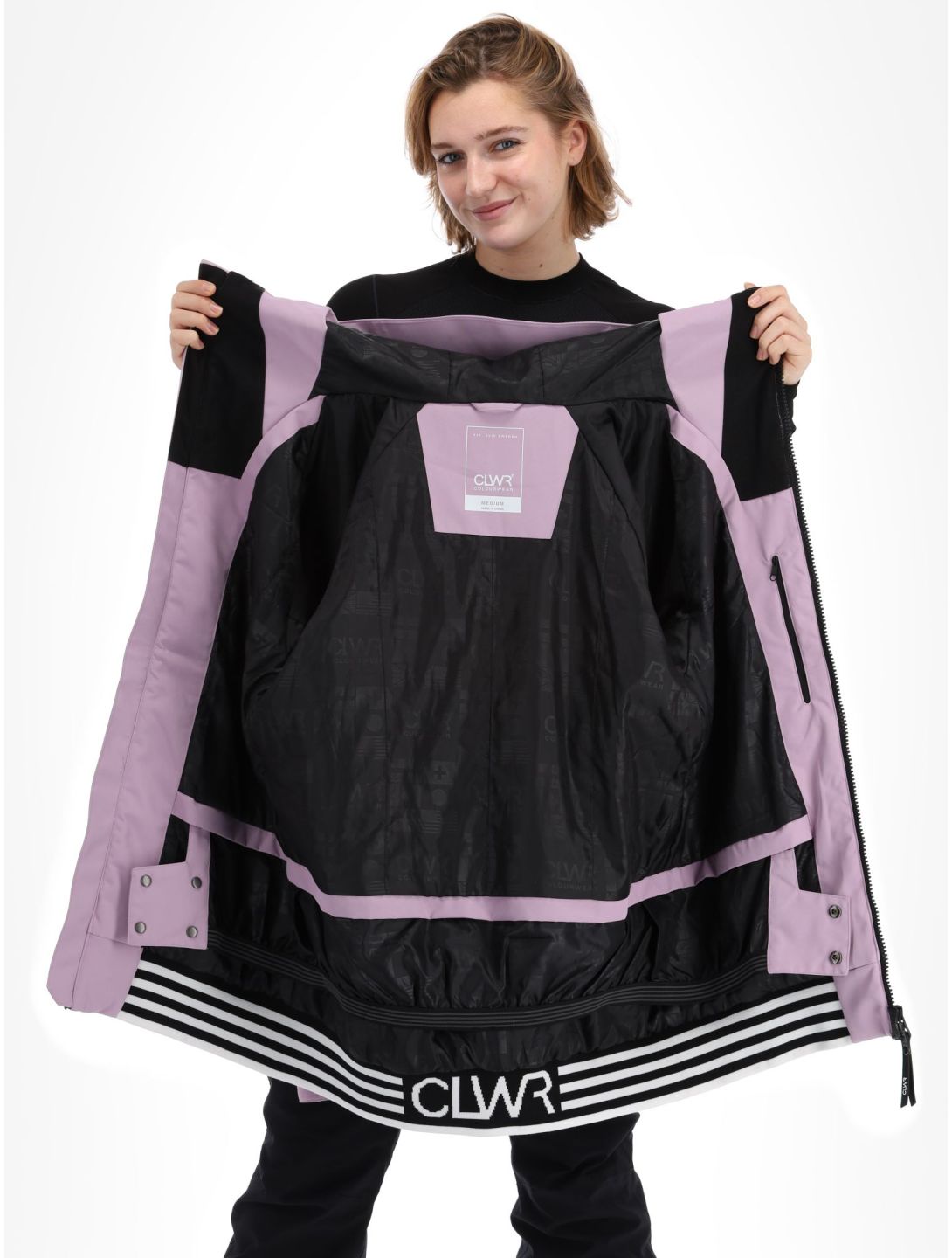 ColourWear, Leuge chaqueta de esquí mujeres Light Purple púrpura 