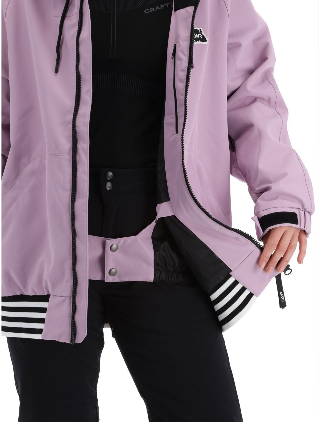 ColourWear, Leuge chaqueta de esquí mujeres Light Purple púrpura 