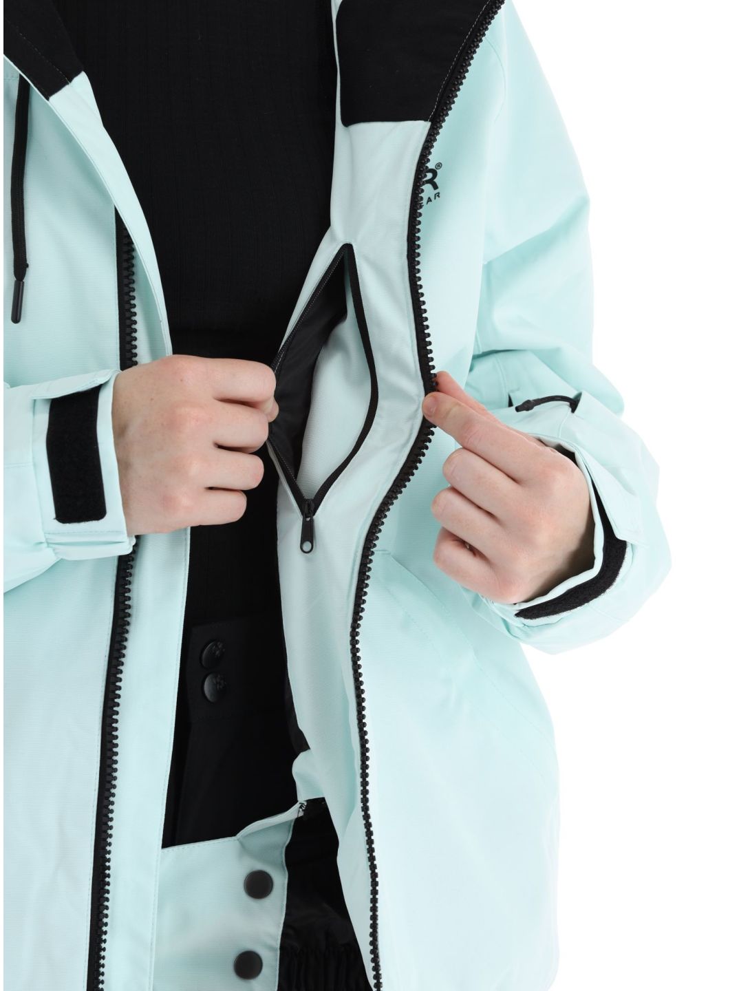 ColourWear, Leuge chaqueta de esquí mujeres Light Turquoise Turquoise 