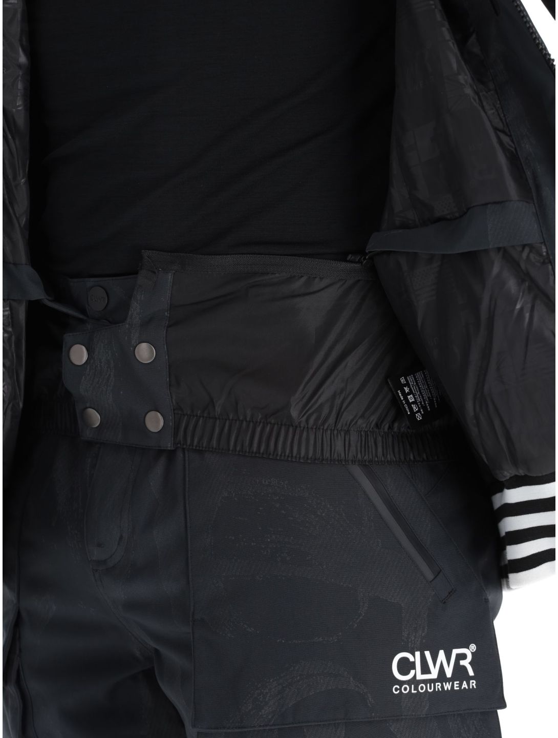 ColourWear, League chaqueta de esquí hombres Reflective Black negro 