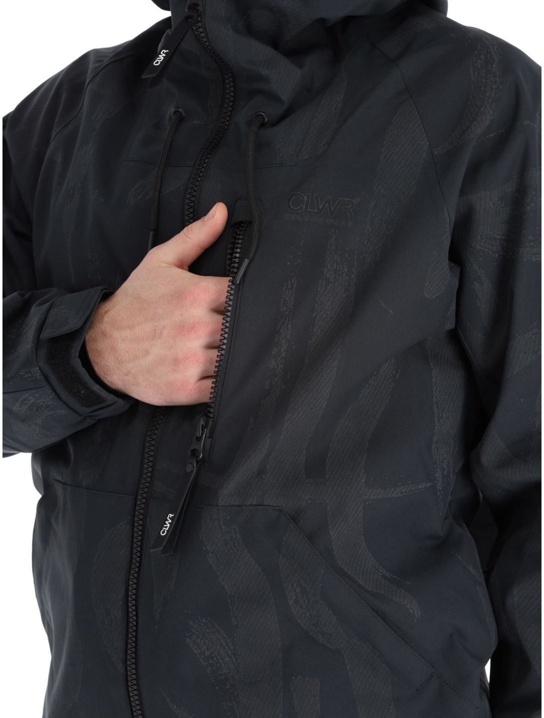 ColourWear, League chaqueta de esquí hombres Reflective Black negro 