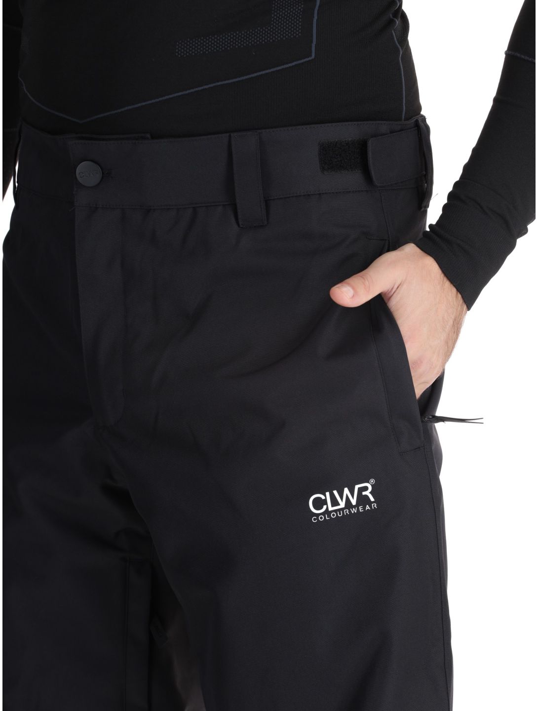 ColourWear, M Cliff Chino pantalones de esquí hombres Black negro 