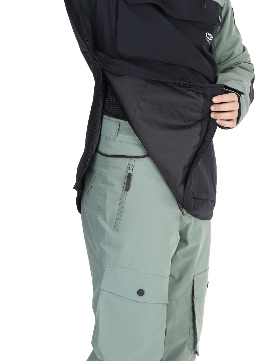 ColourWear, M Essential anorak hombres Dark Sage verde 