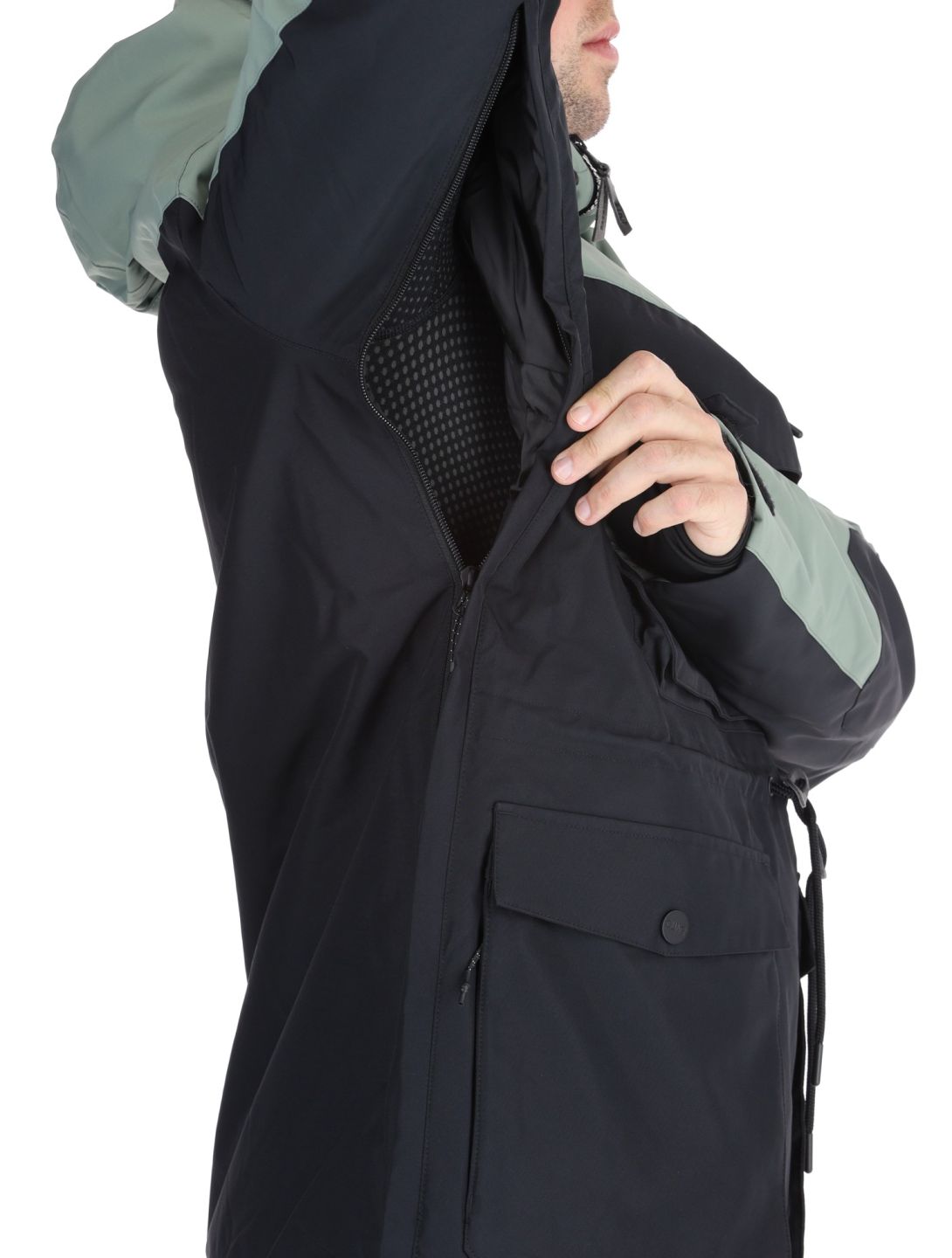 ColourWear, M Essential anorak hombres Dark Sage verde 