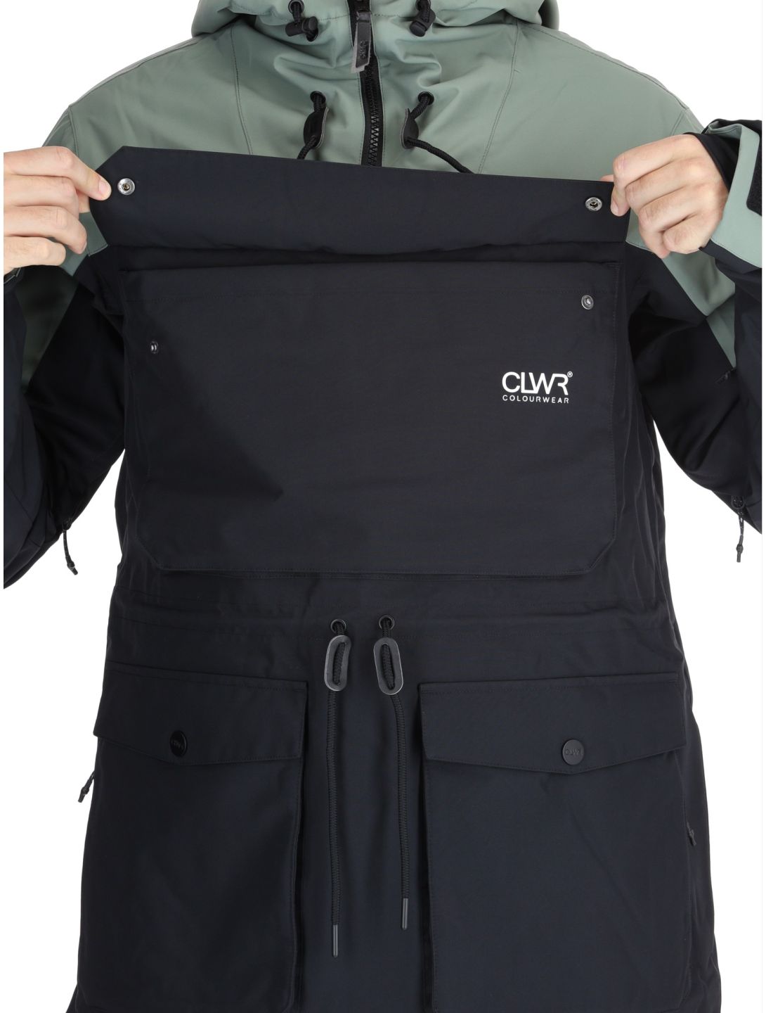 ColourWear, M Essential anorak hombres Dark Sage verde 