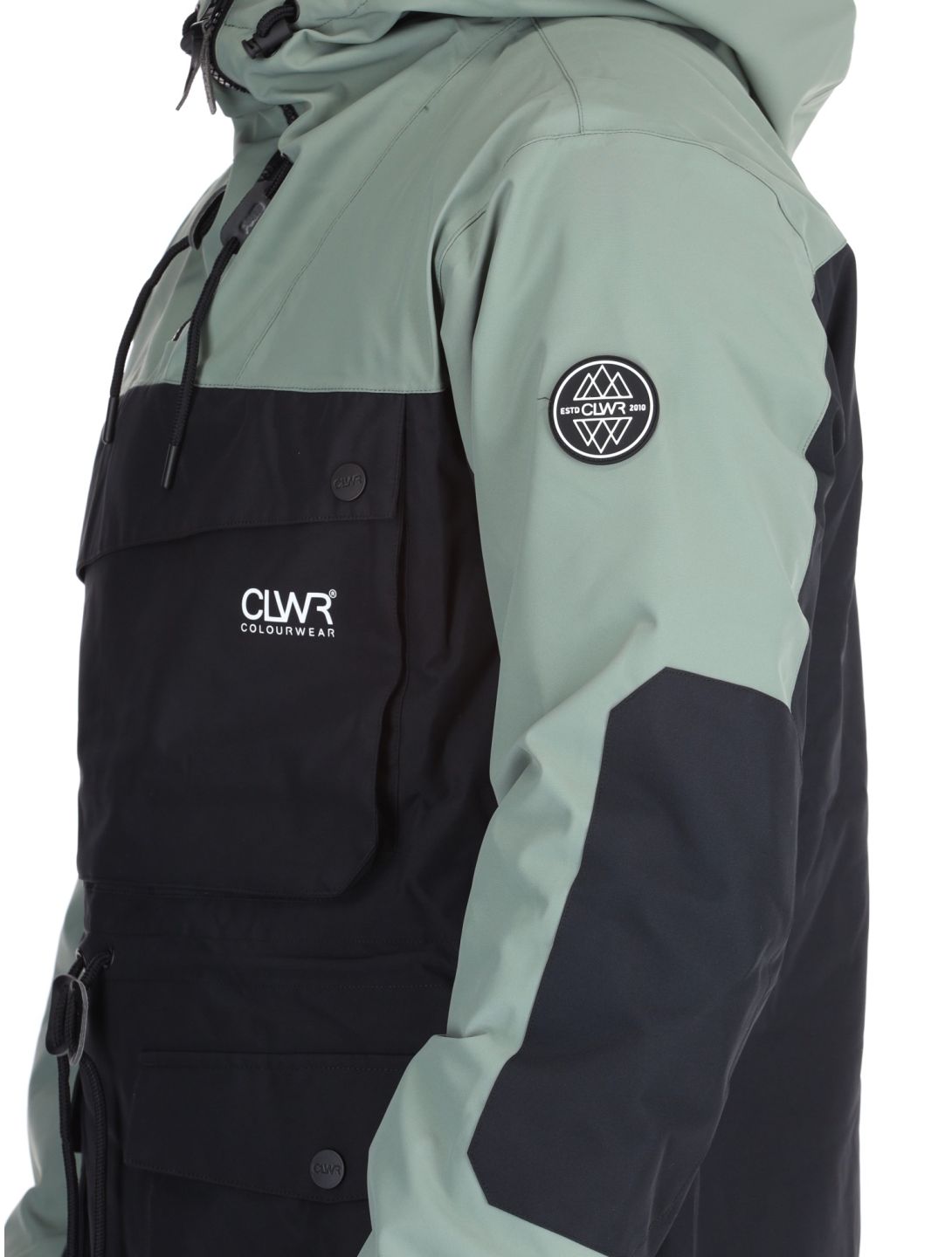 ColourWear, M Essential anorak hombres Dark Sage verde 