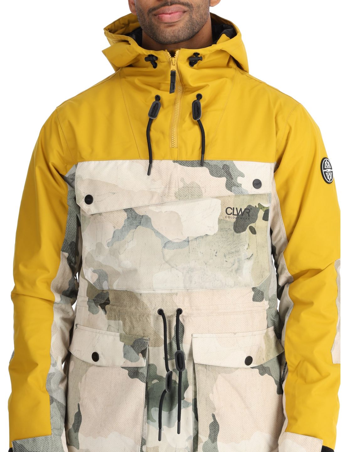 ColourWear, M Essential anorak hombres Yellow amarillo 