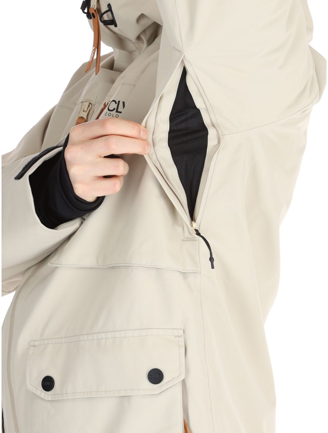 ColourWear, M Falk 2.0 chaqueta de esquí hombres Sand beige 