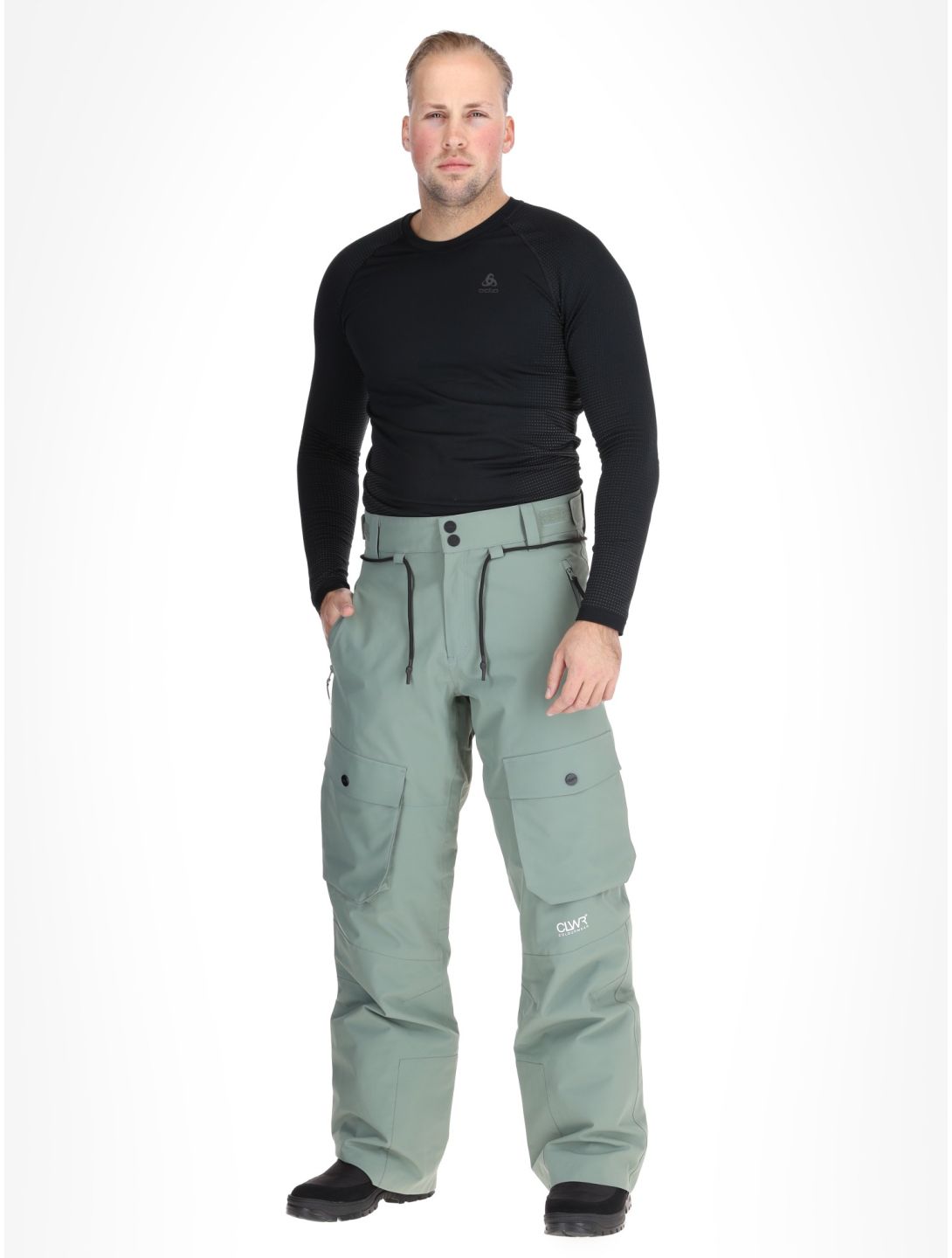 ColourWear, M Flight pantalones de esquí hombres Dark Sage verde 