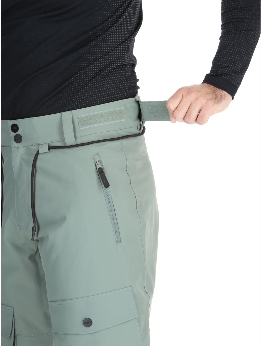 ColourWear, M Flight pantalones de esquí hombres Dark Sage verde 