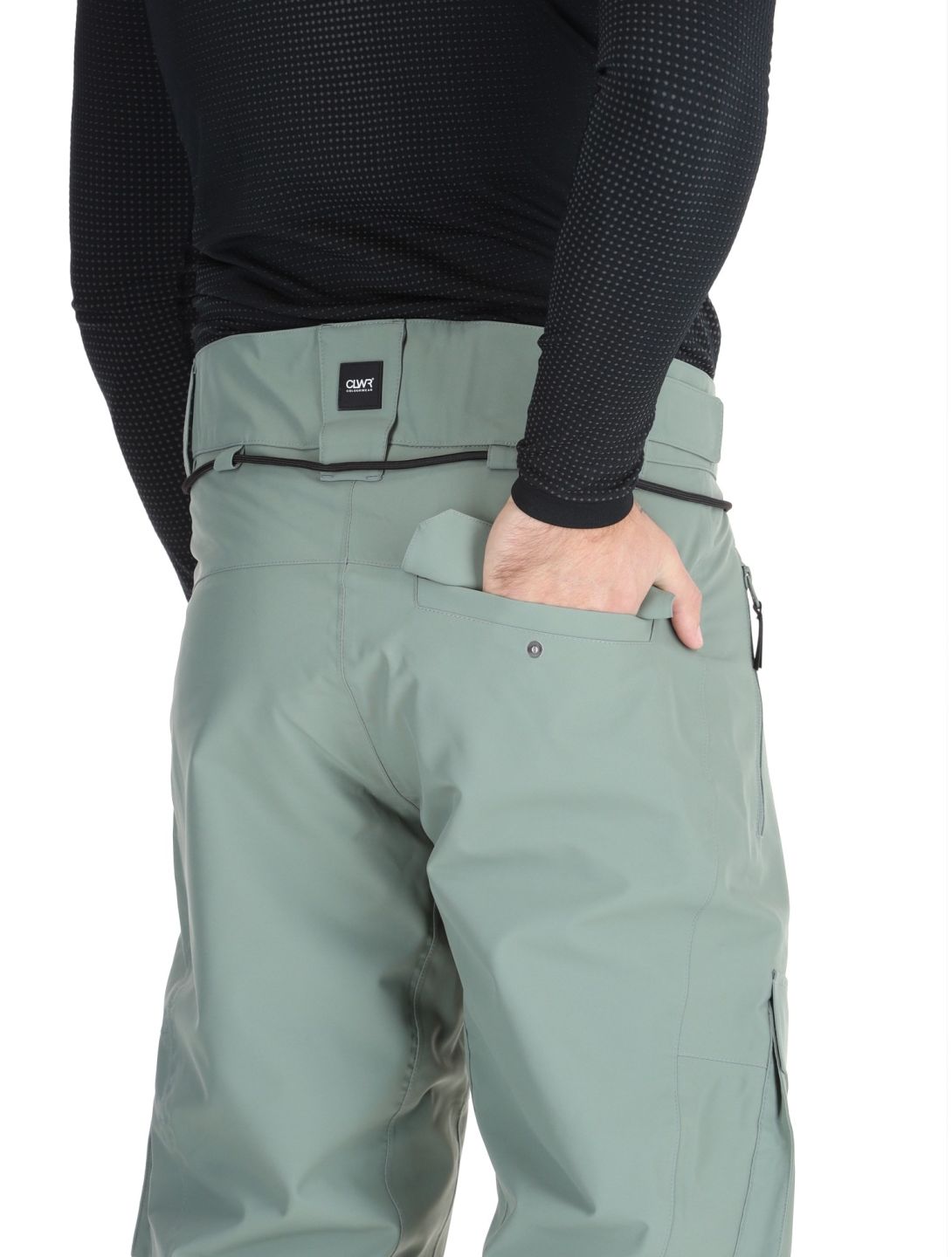 ColourWear, M Flight pantalones de esquí hombres Dark Sage verde 