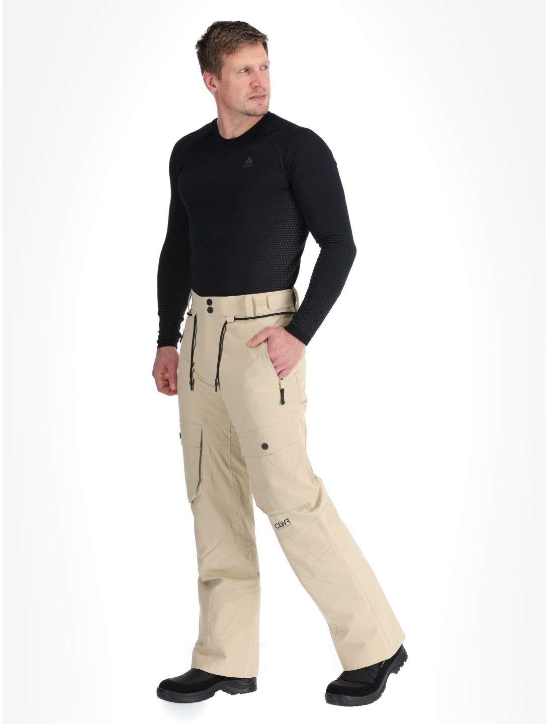 ColourWear, M Flight pantalones de esquí hombres Sand beige 