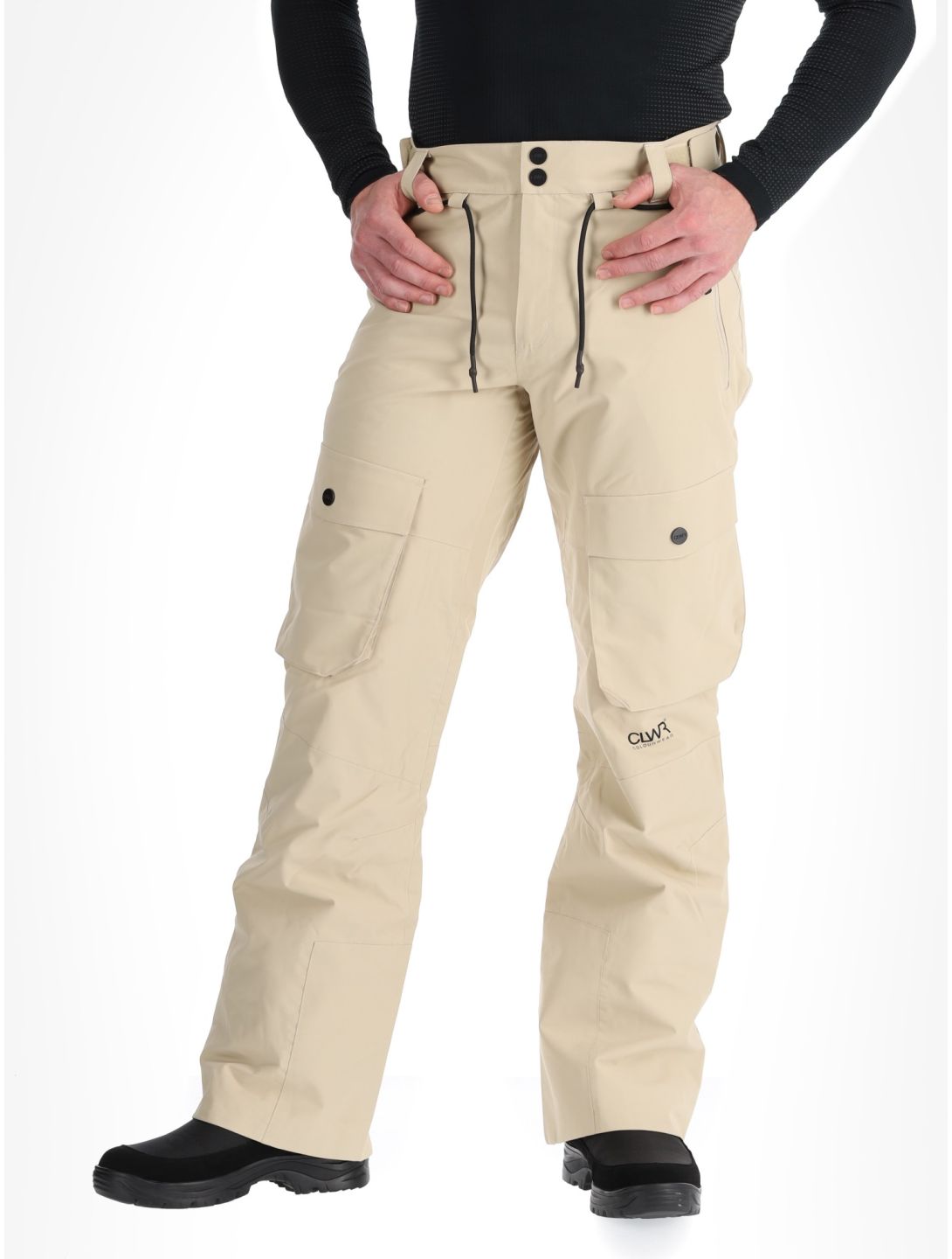 ColourWear, M Flight pantalones de esquí hombres Sand beige 