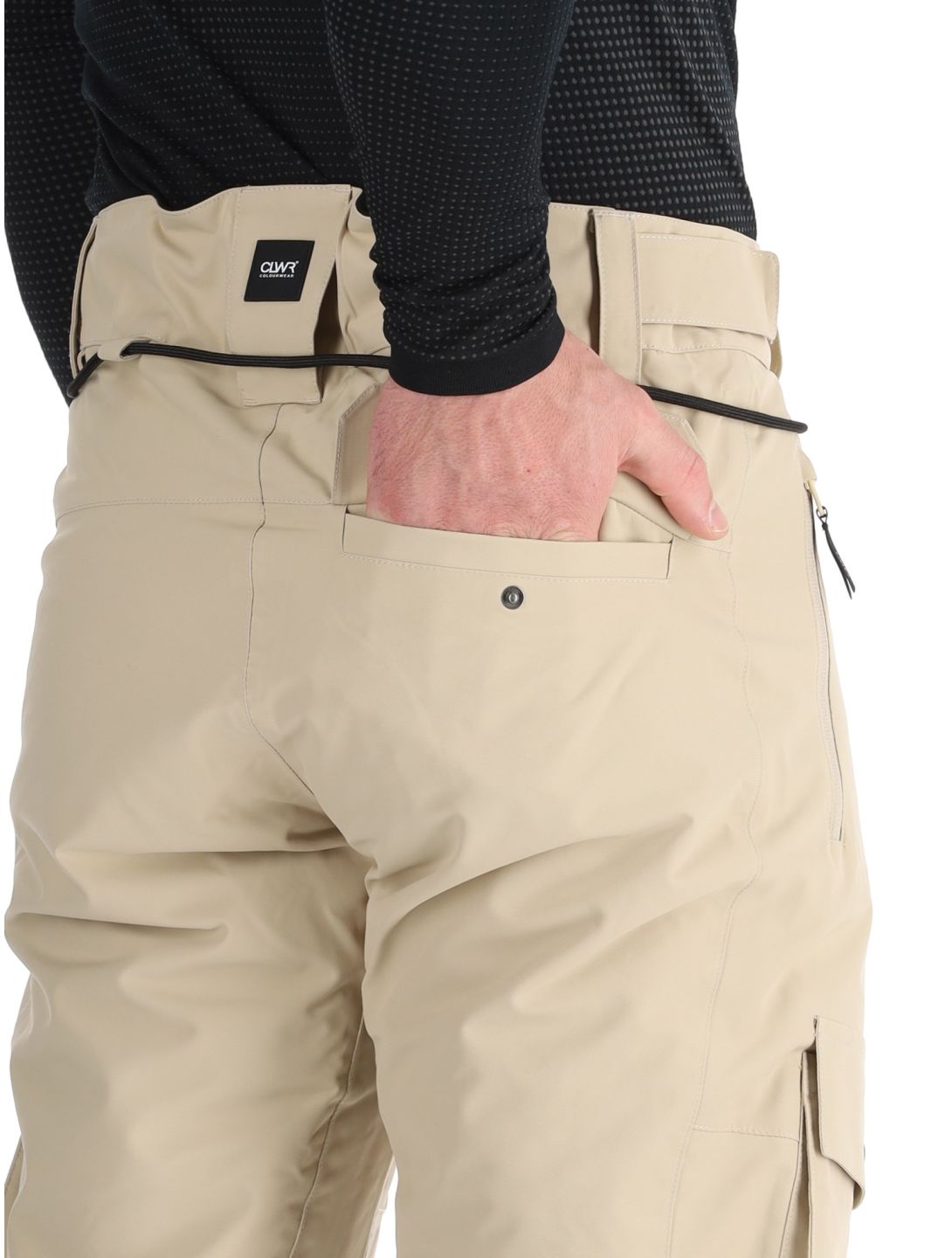 ColourWear, M Flight pantalones de esquí hombres Sand beige 