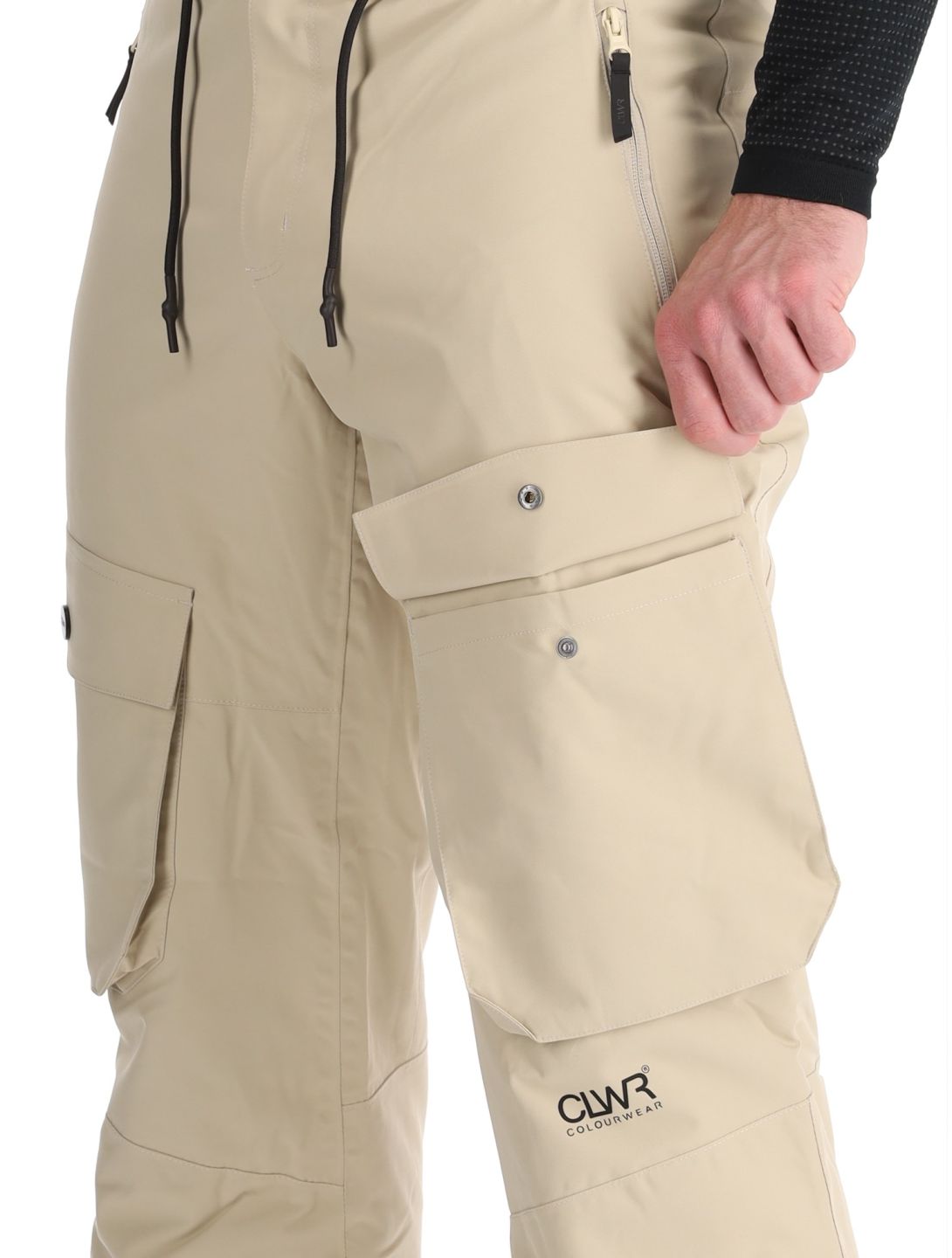 ColourWear, M Flight pantalones de esquí hombres Sand beige 