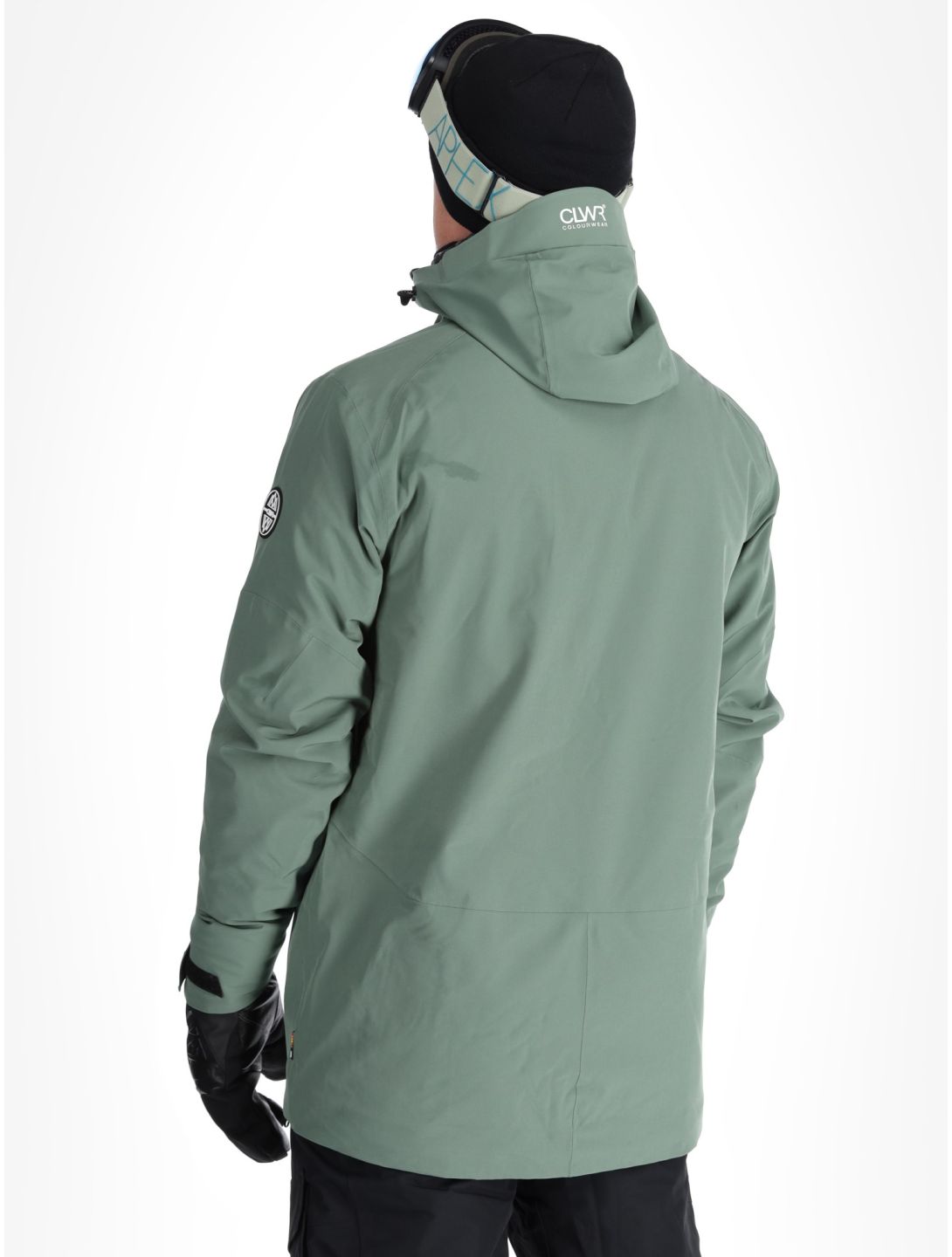 ColourWear, M Foil Anorak chaqueta de esquí hombres Dark Sage verde 