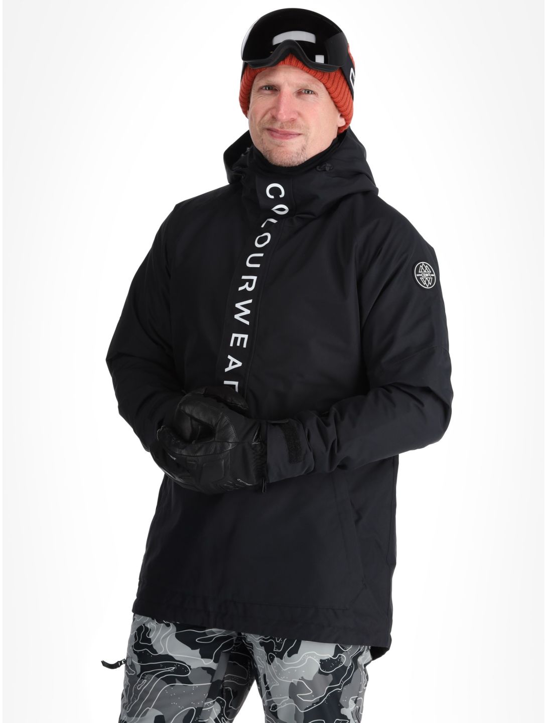 ColourWear, M Signature anorak hombres Black negro 