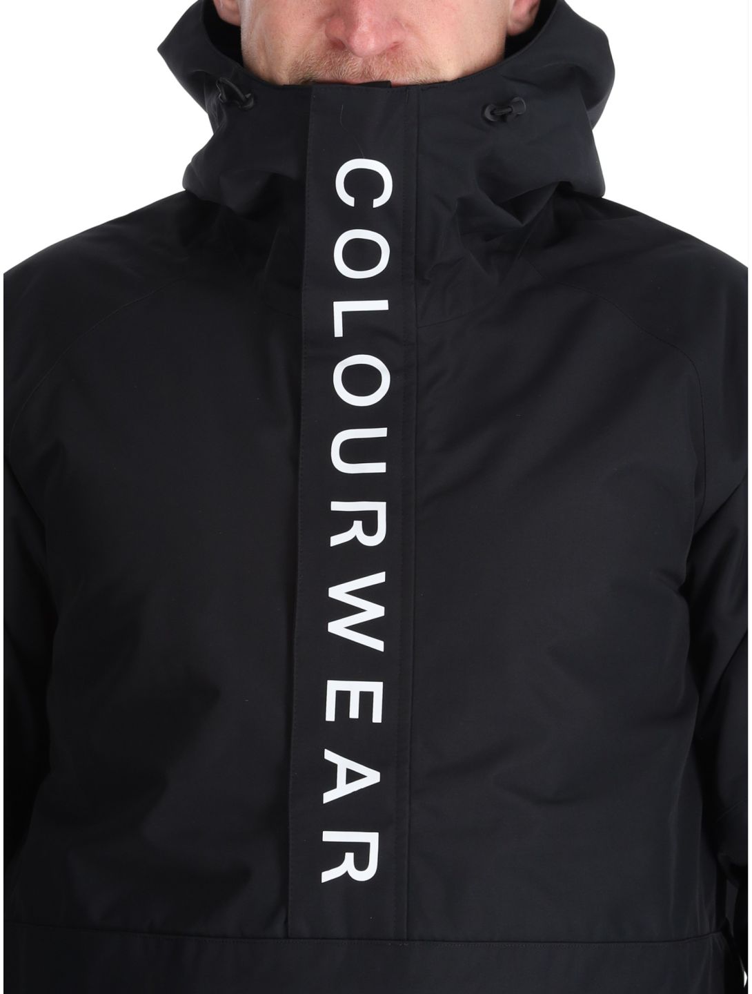 ColourWear, M Signature anorak hombres Black negro 