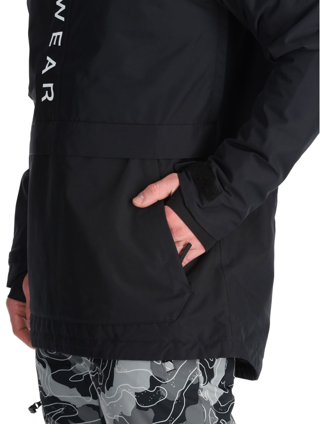 ColourWear, M Signature anorak hombres Black negro 