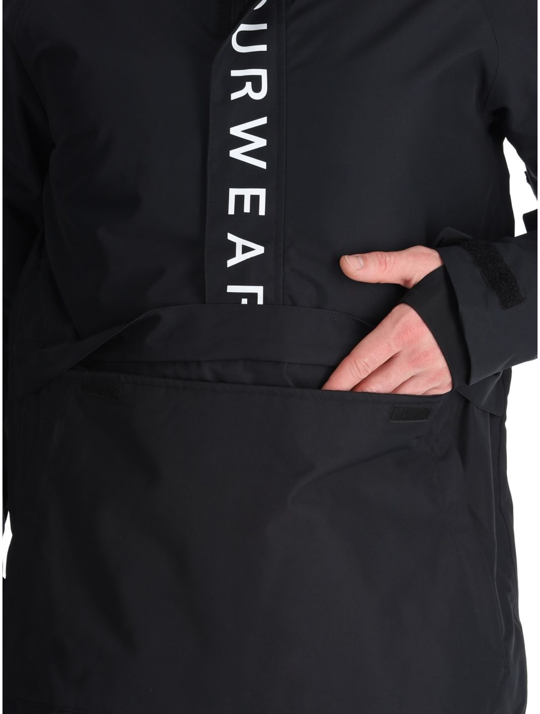 ColourWear, M Signature anorak hombres Black negro 