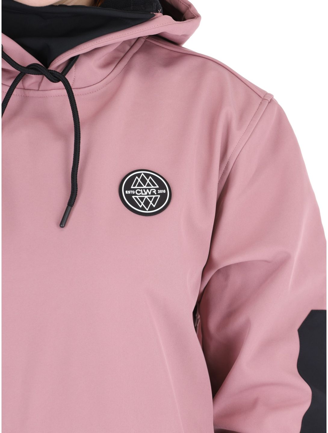 ColourWear, U Est 2010 Hood chaqueta de esquí softshell unisex Dark Rose rosa 