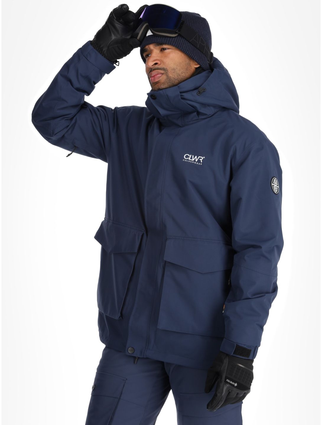 ColourWear, U Mountain Cargo chaqueta de esquí unisex Navy azul 