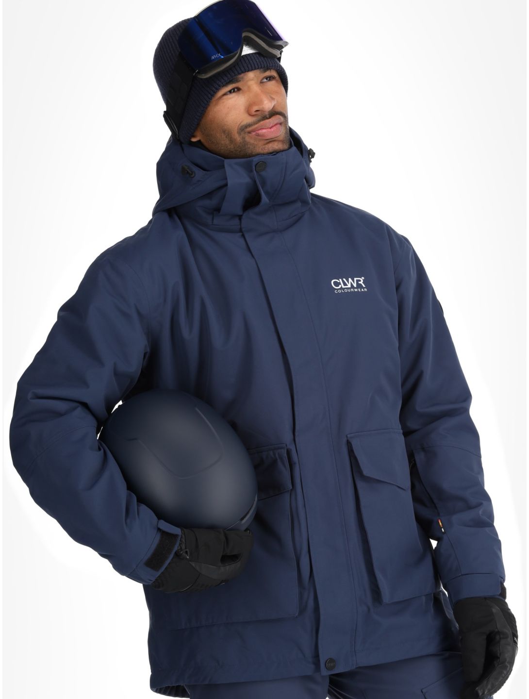 ColourWear, U Mountain Cargo chaqueta de esquí unisex Navy azul 