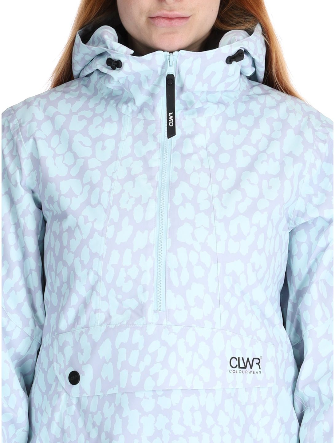 ColourWear, W Homage 2.0 anorak mujeres Leopard Lilac púrpura 