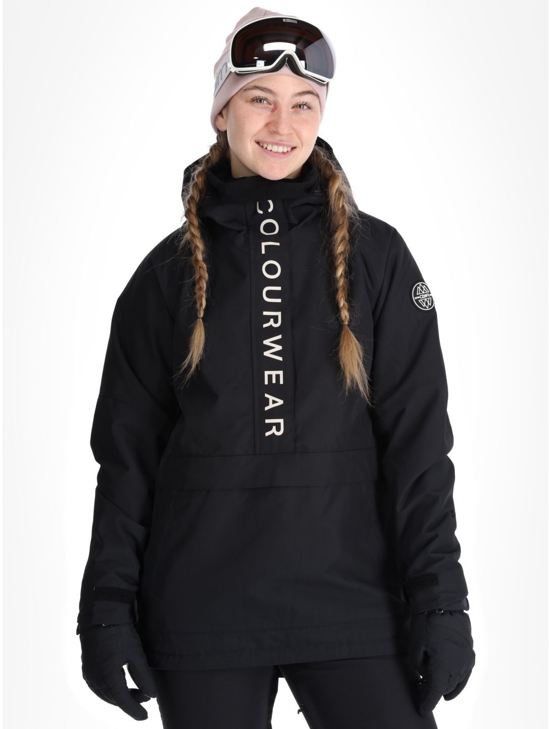 ColourWear, W Signature anorak mujeres Black negro 