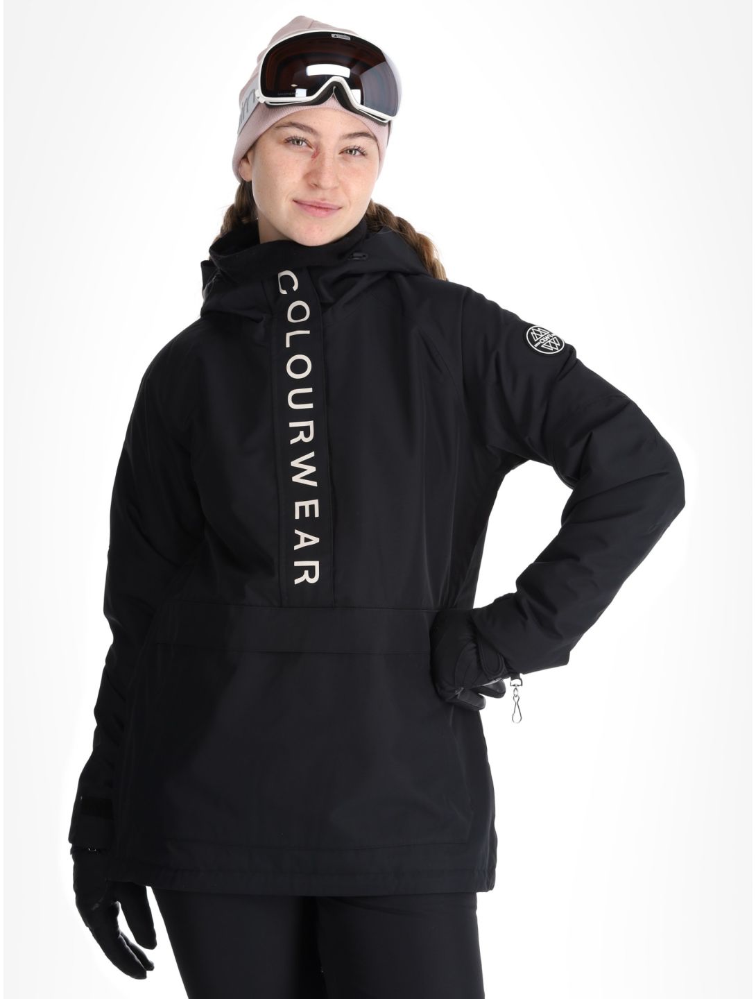 ColourWear, W Signature anorak mujeres Black negro 