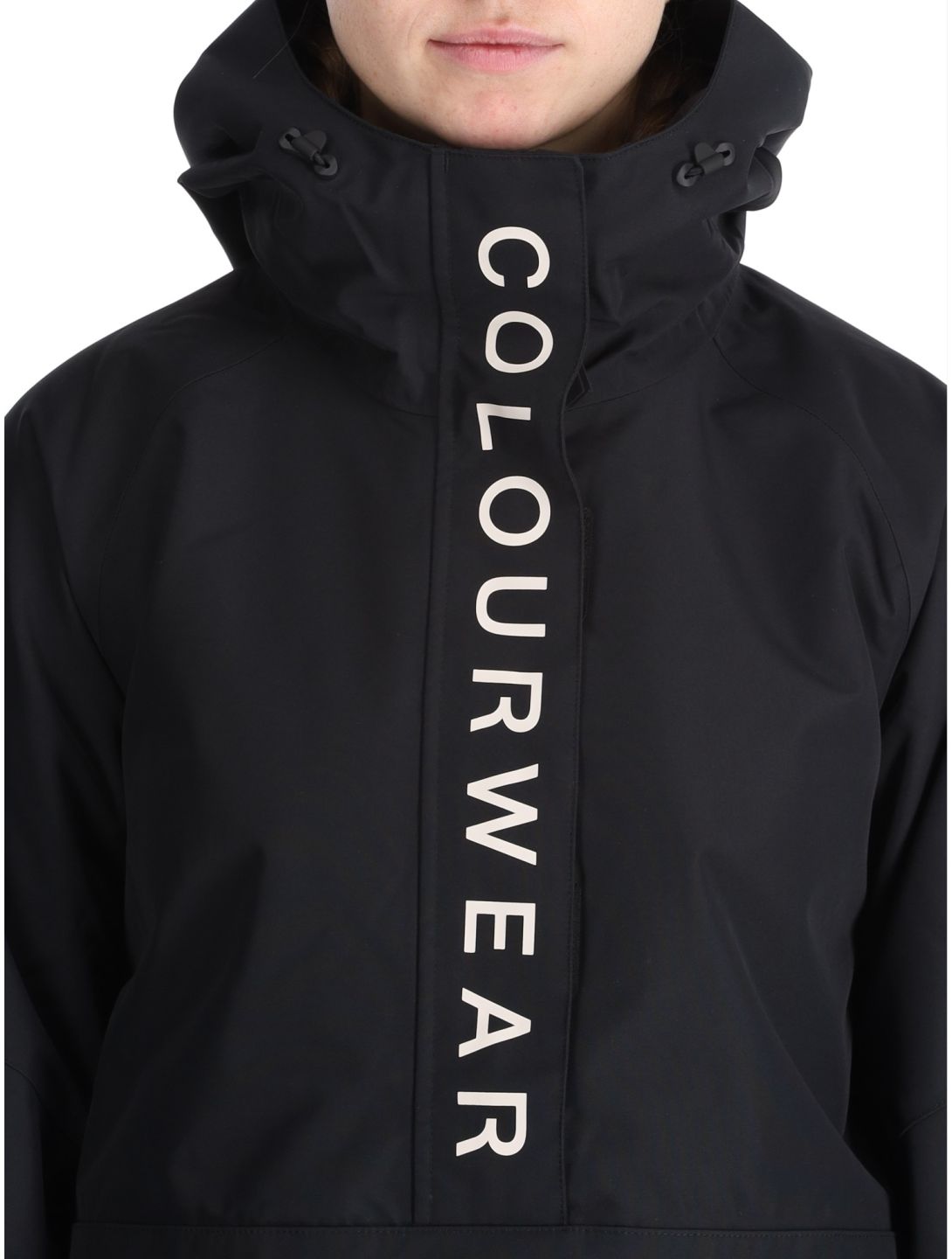 ColourWear, W Signature anorak mujeres Black negro 