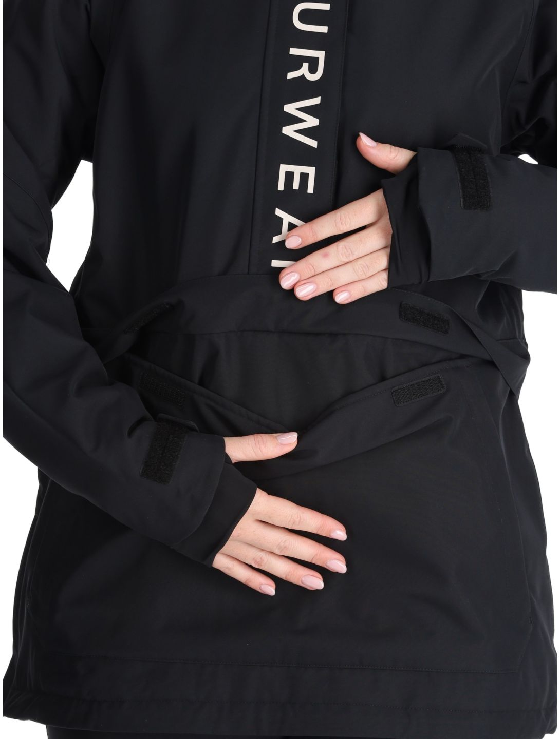 ColourWear, W Signature anorak mujeres Black negro 