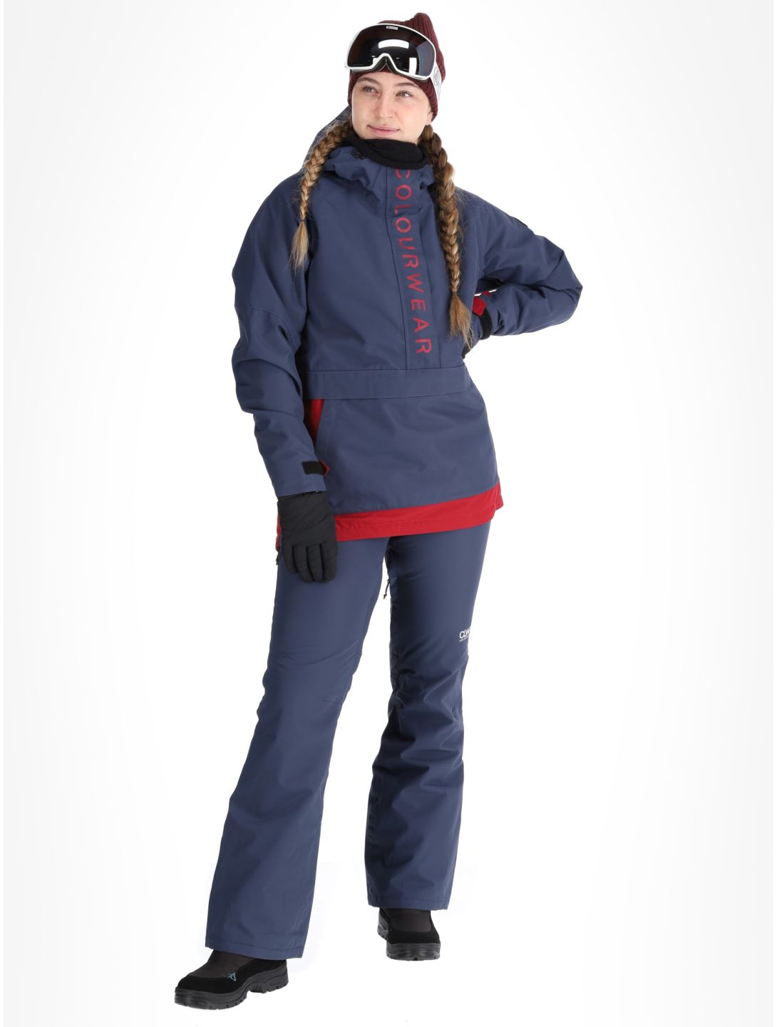 ColourWear, W Signature anorak mujeres Navy azul 