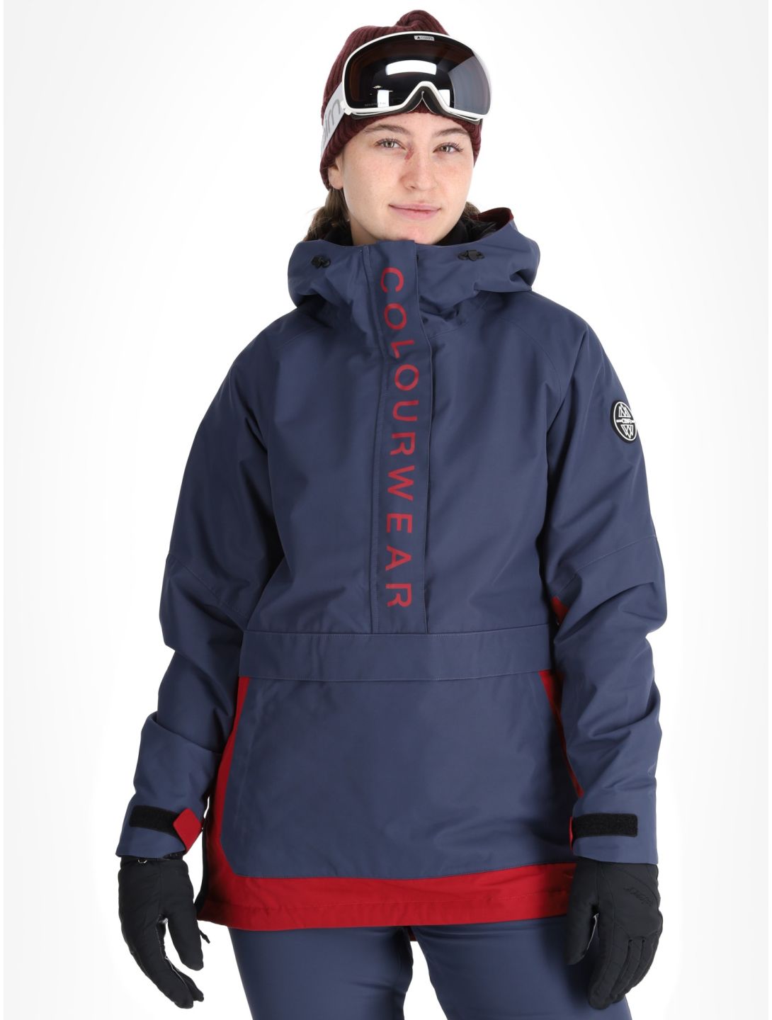 ColourWear, W Signature anorak mujeres Navy azul 