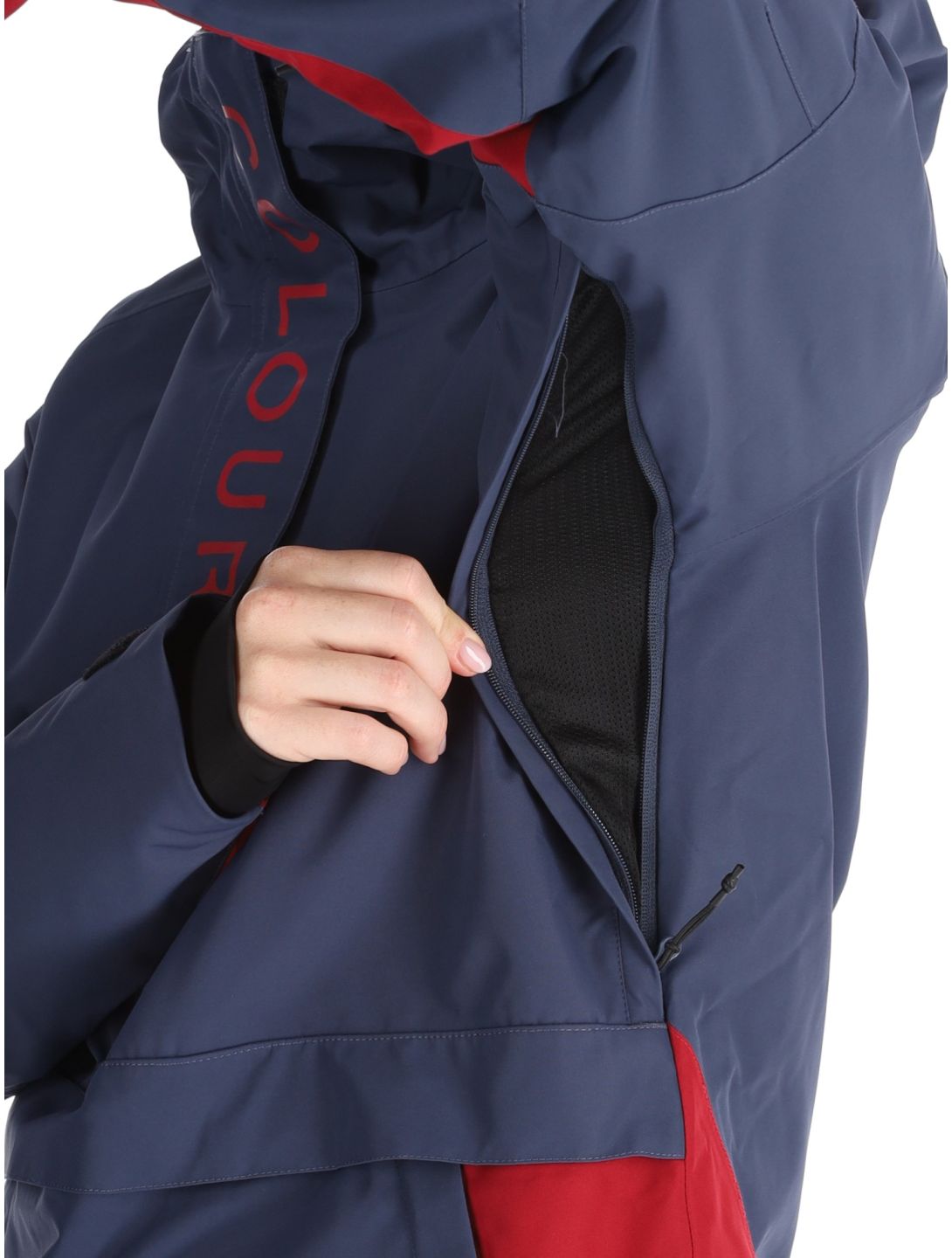 ColourWear, W Signature anorak mujeres Navy azul 