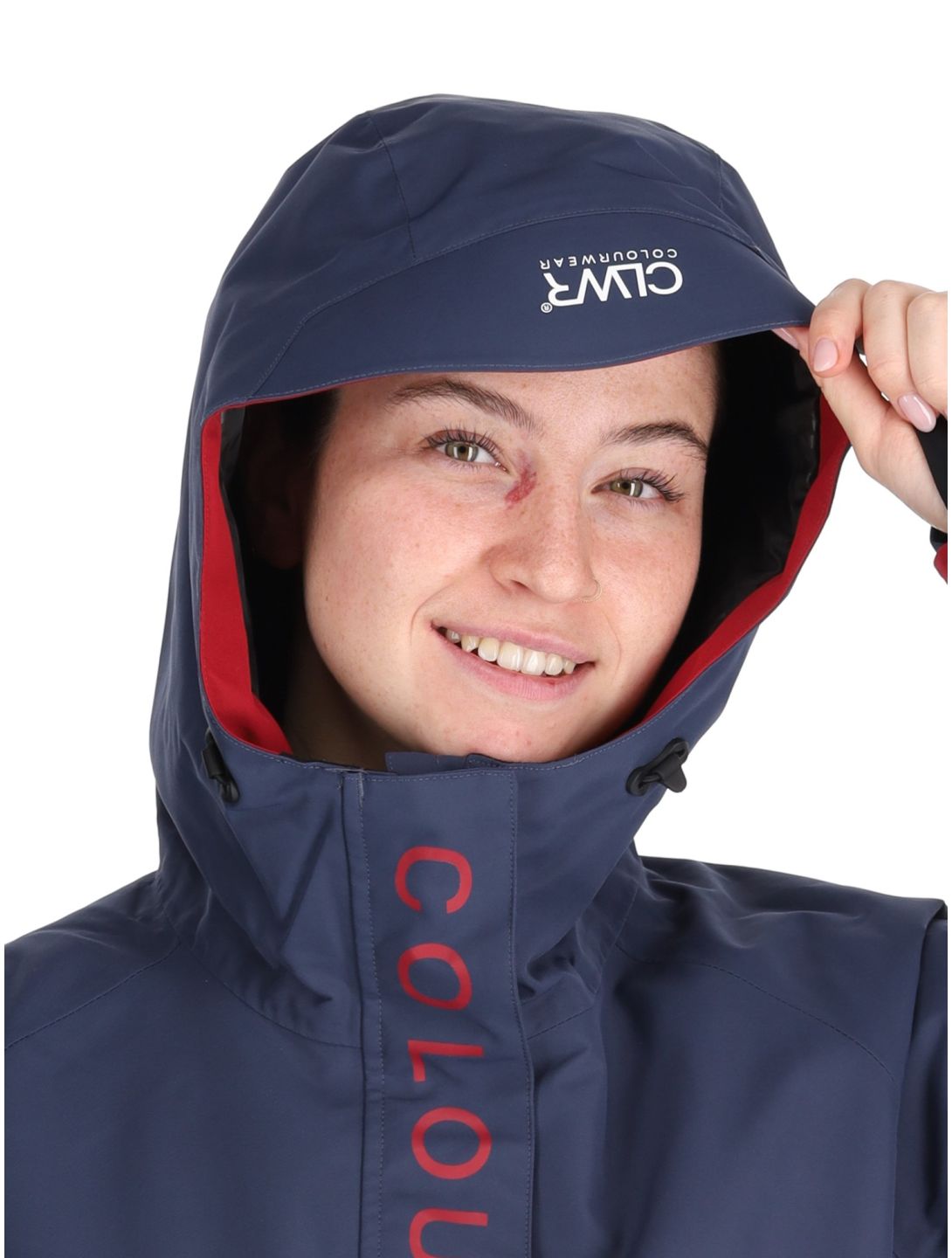 ColourWear, W Signature anorak mujeres Navy azul 