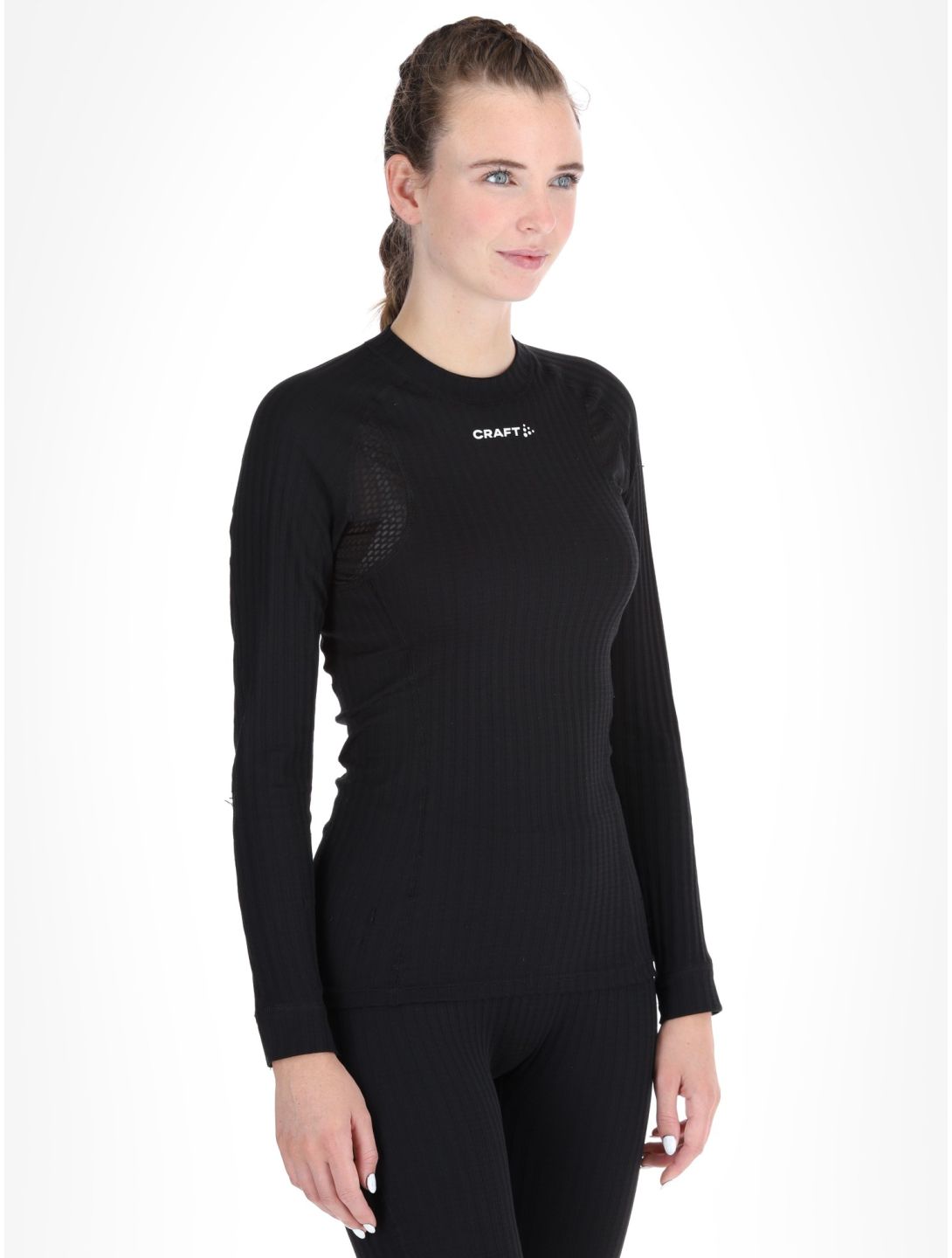 Craft, Active Extreme X Crewneck LS camisa termoactiva mujeres Black negro 