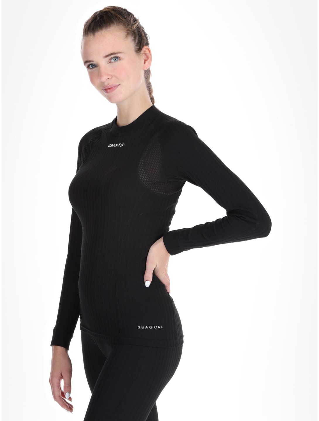 Craft, Active Extreme X Crewneck LS camisa termoactiva mujeres Black negro 