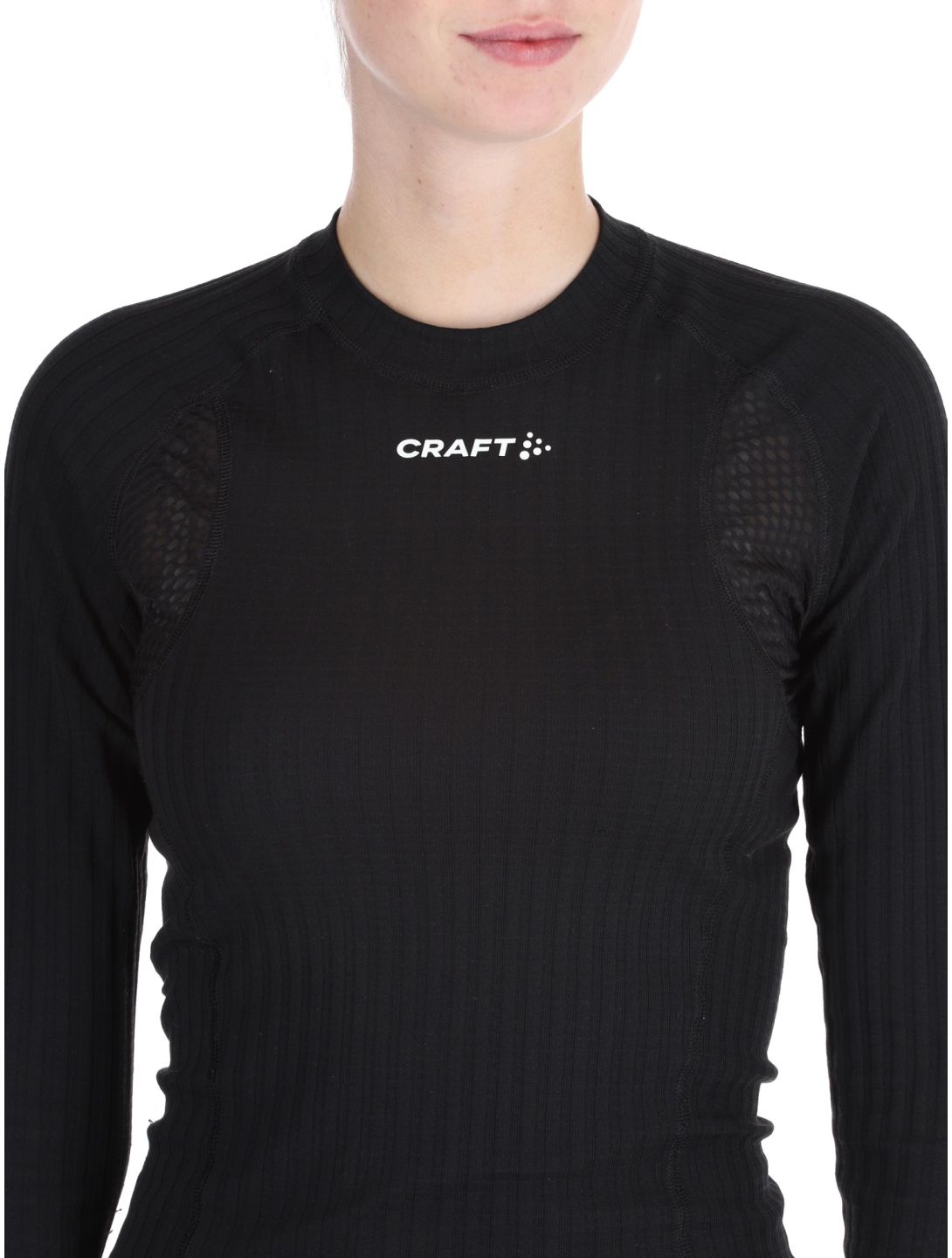 Craft, Active Extreme X Crewneck LS camisa termoactiva mujeres Black negro 