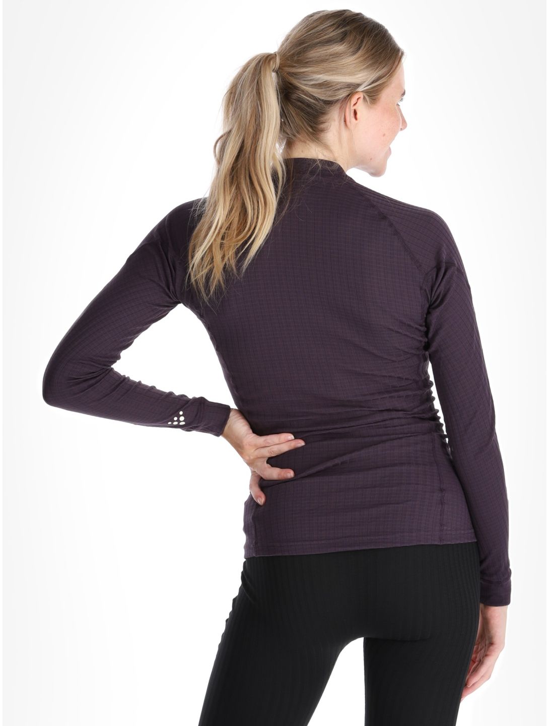 Craft, Active Extreme X Crewneck LS camisa termoactiva mujeres DK Plum púrpura 